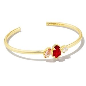 Kendra Scott Gold/cranberry mix Bracelet